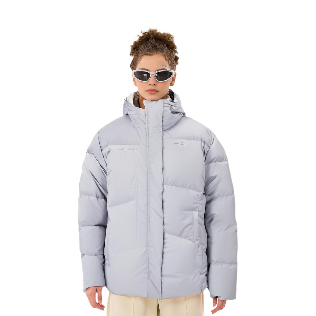 Anta Fashionable Casual Hooded Down Jacket Women outerwear Healing-Purple 162517918-2