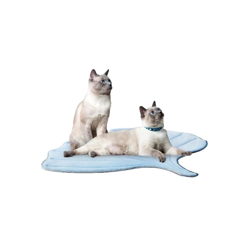 

Pet Cooling Bed Large Cats Bed Cats Dog Sleep Bed Indoor Sofa Cats for Indoor Home and Travel Bed S