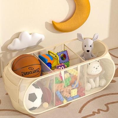 Cesta de Almacenamiento para Juguetes, Peluches, Muñecas, Bolas de Océano y Bloques de Construcción