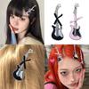 Sweet Bowknot Hair Clip Stylish Guitar Hairpin Fashionable Hair Barrette Delicate Hair Jewelry Hair Adornments for Women