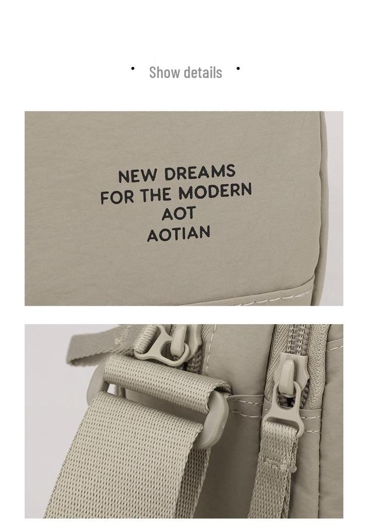 Large Capacity Single-Shoulder Crossbody Bag: Versatile for Commuting, Sports, Outdoor Use, with Multi-functional Phone Pocket and Coin Purse.