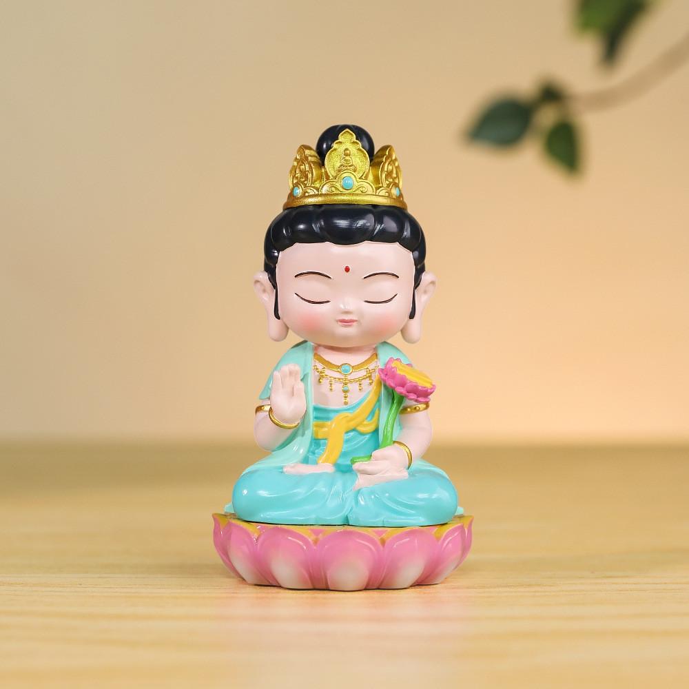 Resin Buddha Statues Set With Guardian Lion And Elephant For Home Decor And Gift Giving