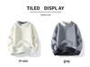 Men's Autumn/Winter Contrast Color Mock Neck Sweater: Trendy, Simple, and Handsome Knit Pullover
