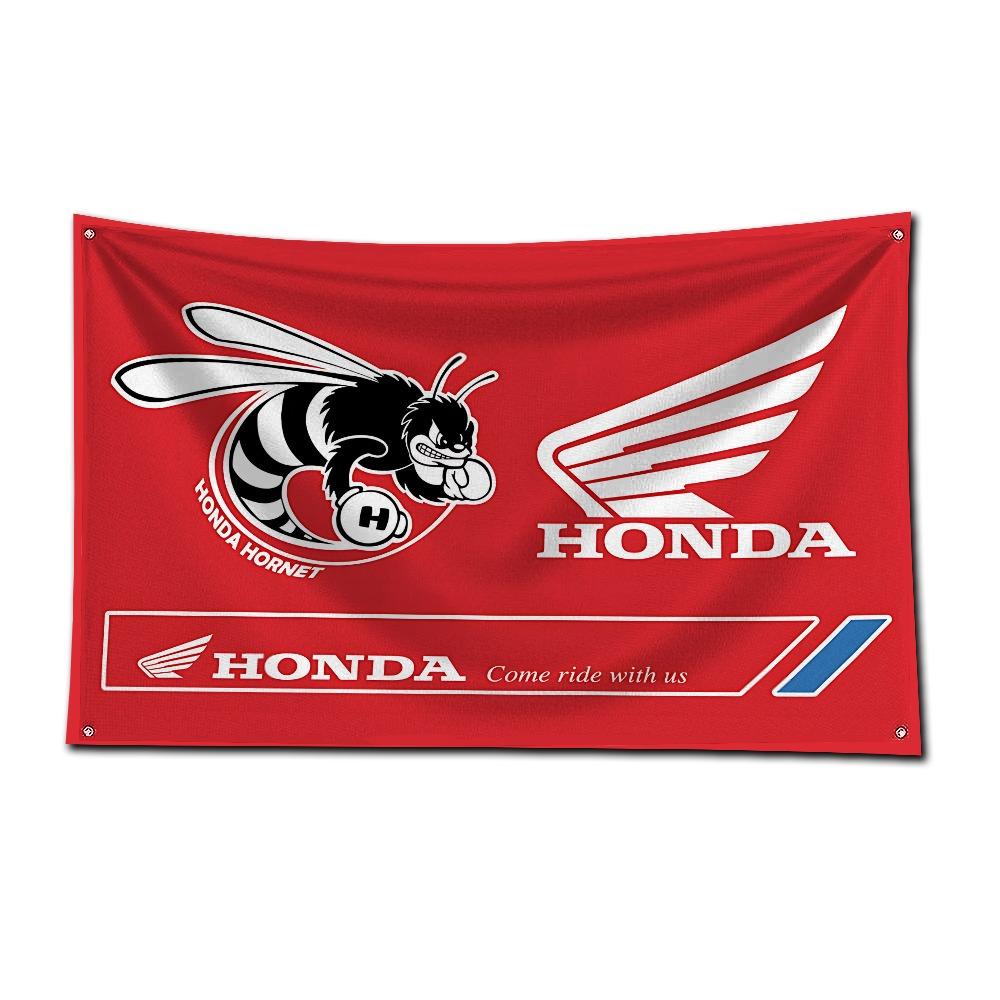 Fahsion H-Hondas Large Size Flags Printing Patterns Family Gatherings Outdoor Atmosphere Flags Camping Party Decorations Banners akx256