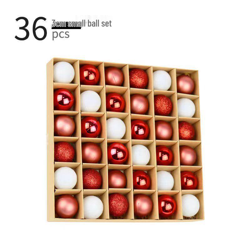 42-Piece Christmas Tree Hanging Baubles & Ornaments Set