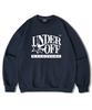 UNDEROFF Authentic Relaxed Sweatshirt Two-Star Sweatshirt Navy