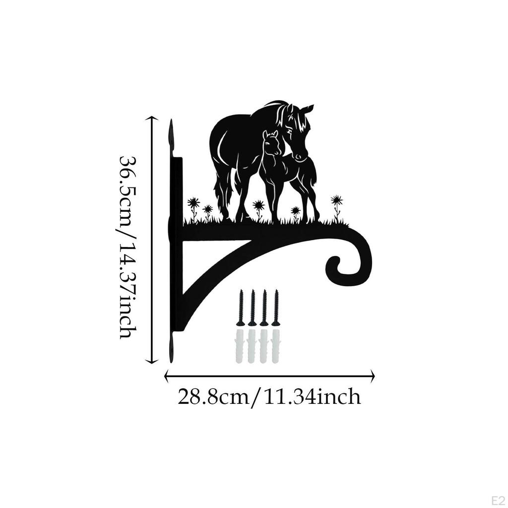 Wall Mount Plant Hanger Hanging Basket Multipurpose with Screws for Cabin