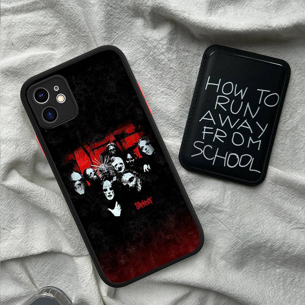 S-Slipknot Rock Matte Protective Case For IPhone 16 15 14 13 12 11 Pro Max X XS MAX Protection Case
