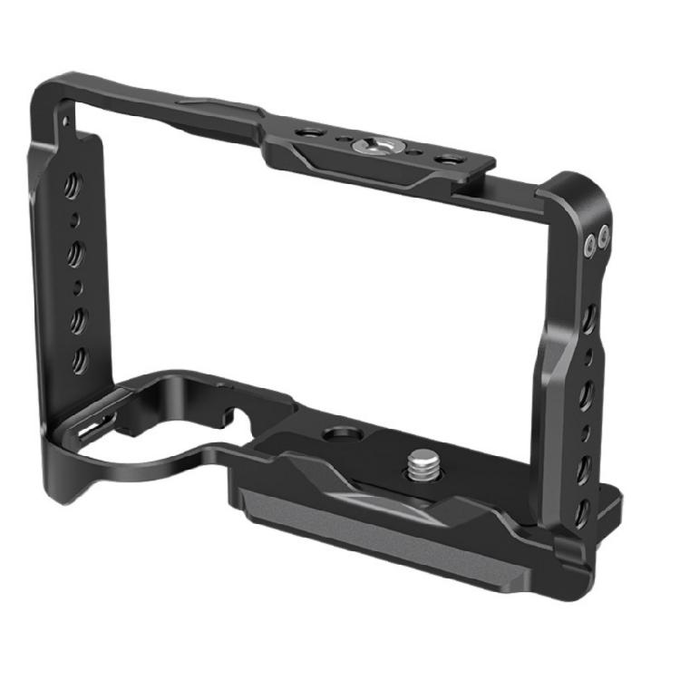 Professional Camera Cage for ZV-E10 II Supporting Tripods Stabilizers Enjoy Easily Photoshoots Experience чёрный