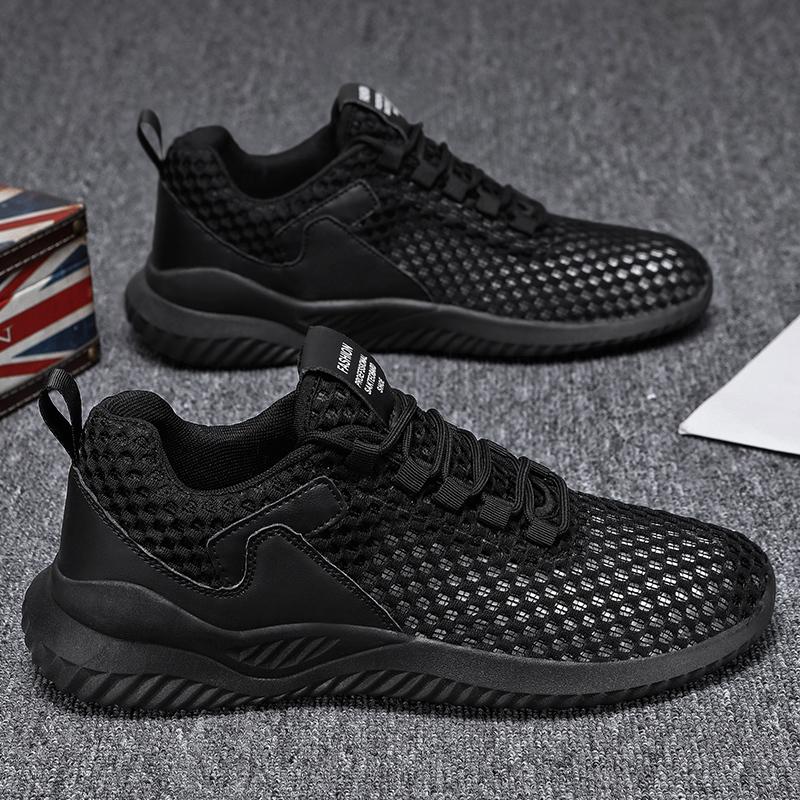 2022 Summer Breathable Men Shoes Lightweight Comfortable Sneakers Men Hollow Out Mesh Shoes Comfortable Tenis Zapatillas Hombre