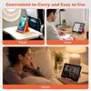 Silicone Aluminum Phone Holder Adjustable Foldable Portable Stand Non-Slip Base for Desktop Gaming Video Call Office Use