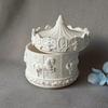Round Shape Plaster Storage Box Silicone Molds DIY Candle Cup Storage Jar Gypsum Home Decoration Mould