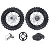 Suitable for Honda CRF50 XR50 BBR 2.50-10 Front and Rear Tire Rims with Drum Brake Off-Road Motorcycle