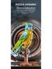 Lego-Compatible Mechanical Parrot, Shark, Whale, and Octopus Assembly Model Toys