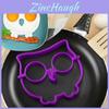 Premium Quality Silicone Funny Owl Mould Egg Rings Cooking Shaper For Perfect Breakfasts