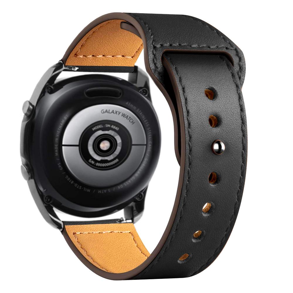 20mm 22mm watch Straps For Samsung Galaxy watch 7 FE 6 5 pro/4 Classic Leather bracelet amazfit bip/Huawei GT/2/3 Pro 4 5 6 band