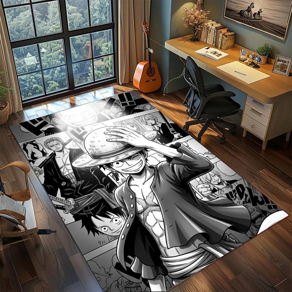 

Washable One Piece Carpet Floor Mat Anti-Slip Large Area Rug for Home Decor Gamer Room Bedroom 60x90cm