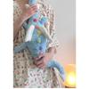 Sky Blue Dragon Loong Plush Toy Stuffed Giant Fantastic Cartoon TV White Wings Animal Plushie Soft Fluffy Gift