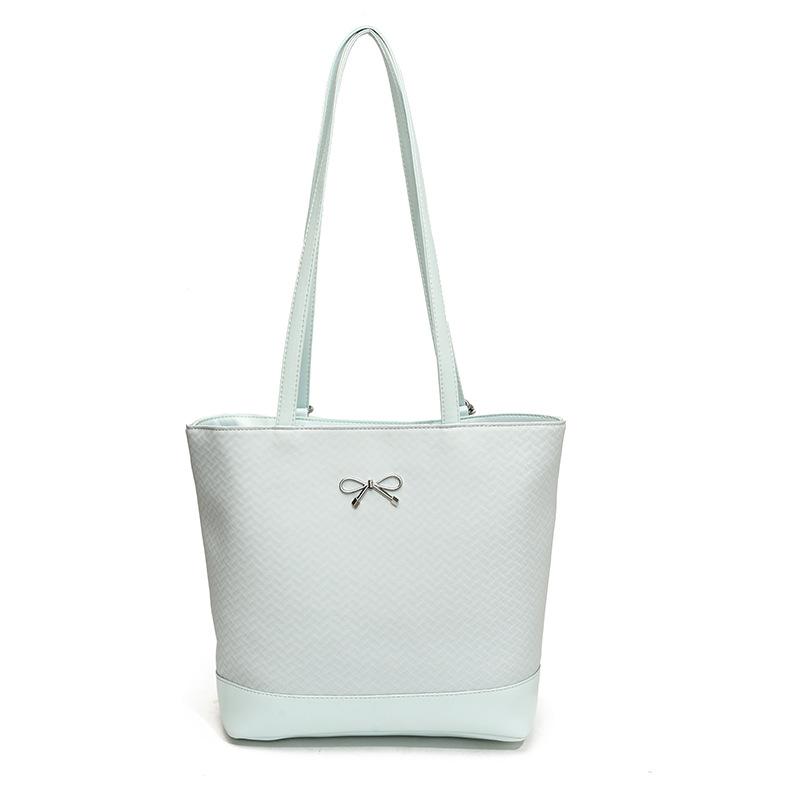 Рюкзак с бантом большой вместимости для женщин стильная сумка через плечо для деловых поездок нейлоновый дорожный рюкзак с защитой от кражи синий 2497₽