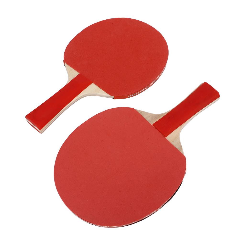 Set de Tenis de Mesa Portátil Empuñadura de Agarre de Mano Kit de Ping Pong con 2 Paletas 3 Pelotas para Entretenimiento Diario