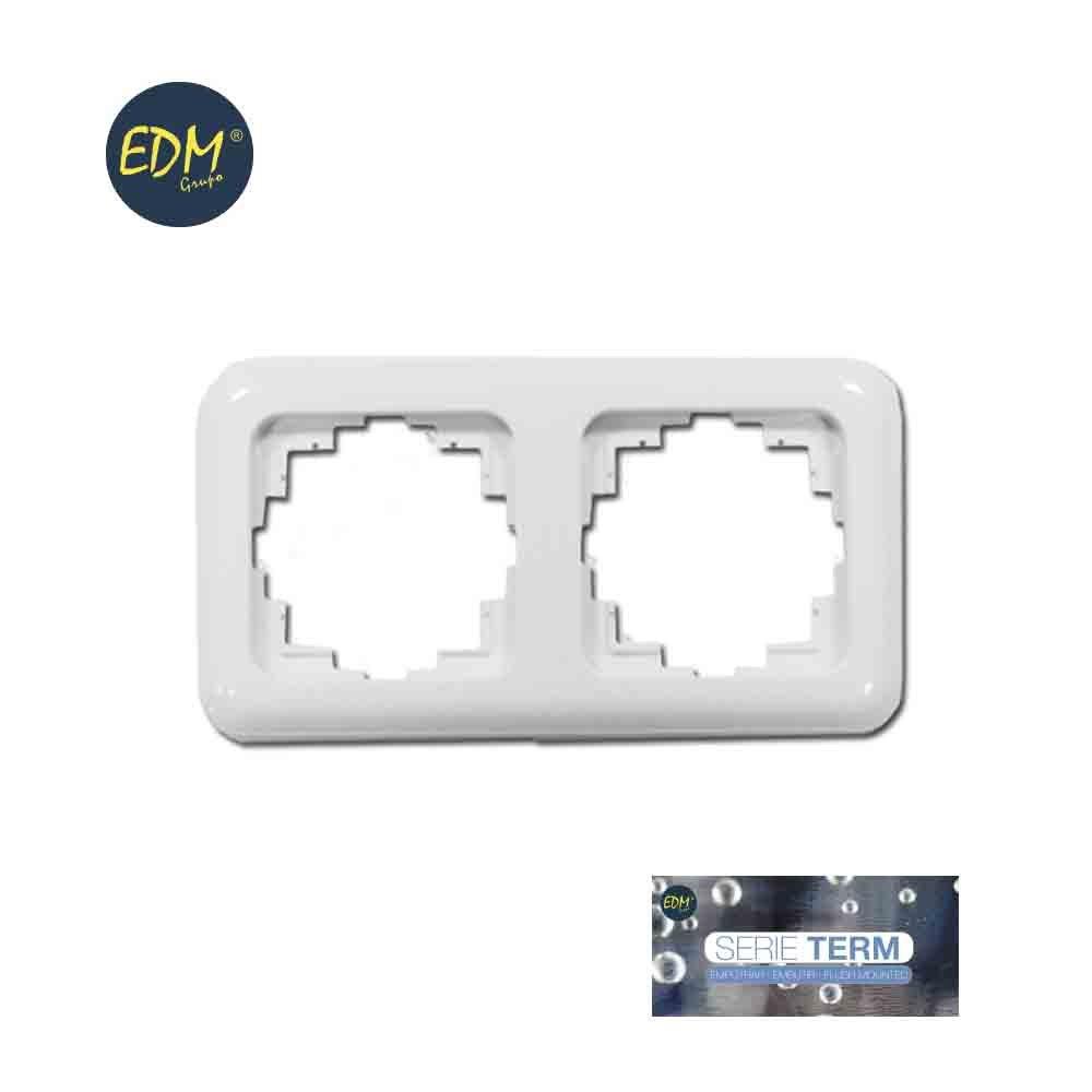 marco 2 elementos empotrar serie term edm (bolsa blister)