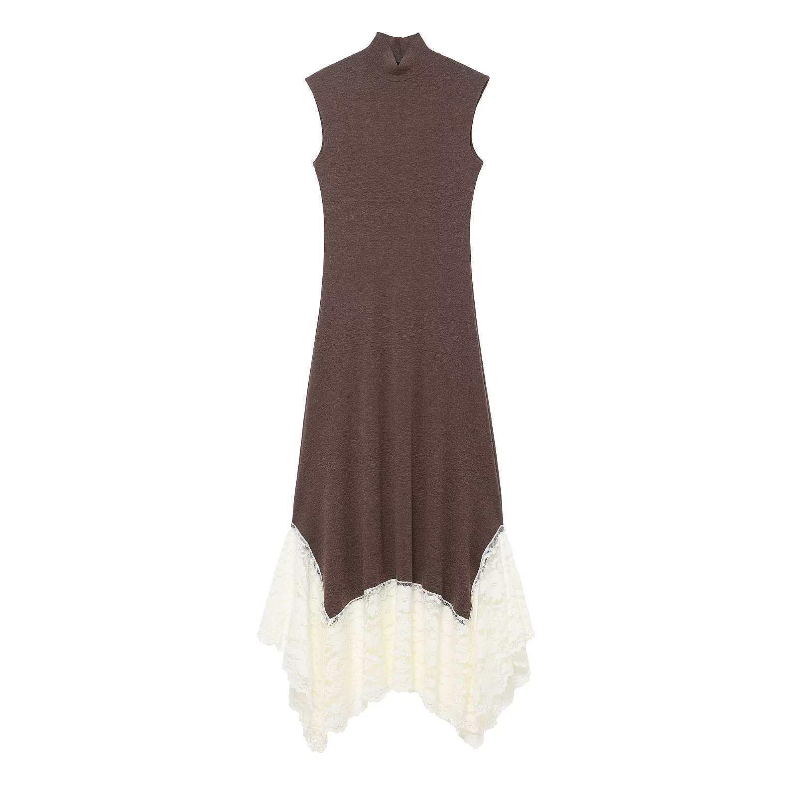

European Summer Lace Patchwork Dress for Women - Sexy and Trendy Large