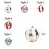 3pcs Delicate Christmas Ball Set Creative Hanging Ornament Crafts Christmas Tree Pendant  Holiday