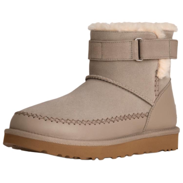 UGG Классические Новинка Короткие Снежные Ботинки Женские ботинки Серо-бежевый 1174575-CBBLG 39