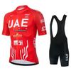 Nuovo Set Maglia Pro Team 2025 UAE Cycling da Uomo Estivo Bici Montagna Uniforme Ropa Ciclismo Maillot Hombre Tuta Abbigliamento Ciclismo