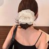 Elegant 2025 French Lace Scrunchie – Four-Layer Design for Stylish Low Ponytails and Buns