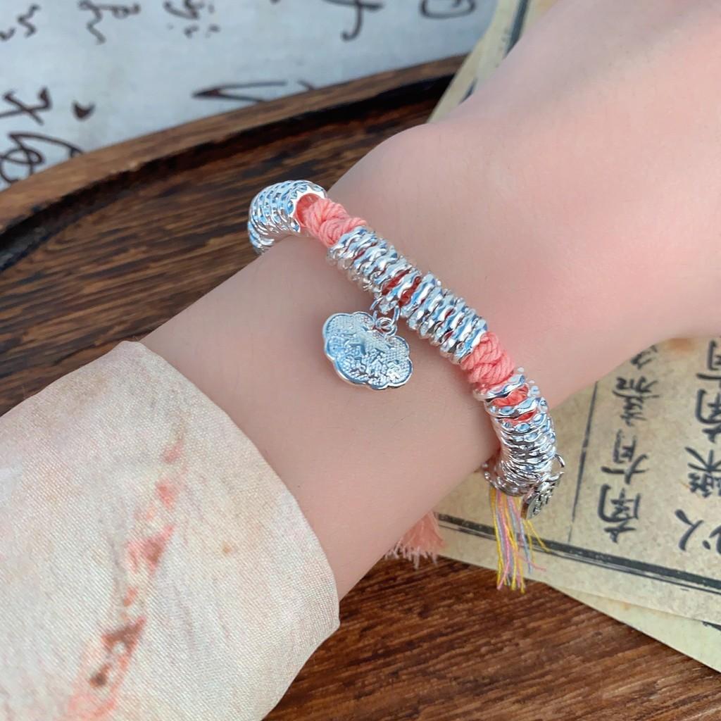 Cotton Handcrafted Tibetan Rope Bracelet For Women Celebrating Cultural Heritage And Style