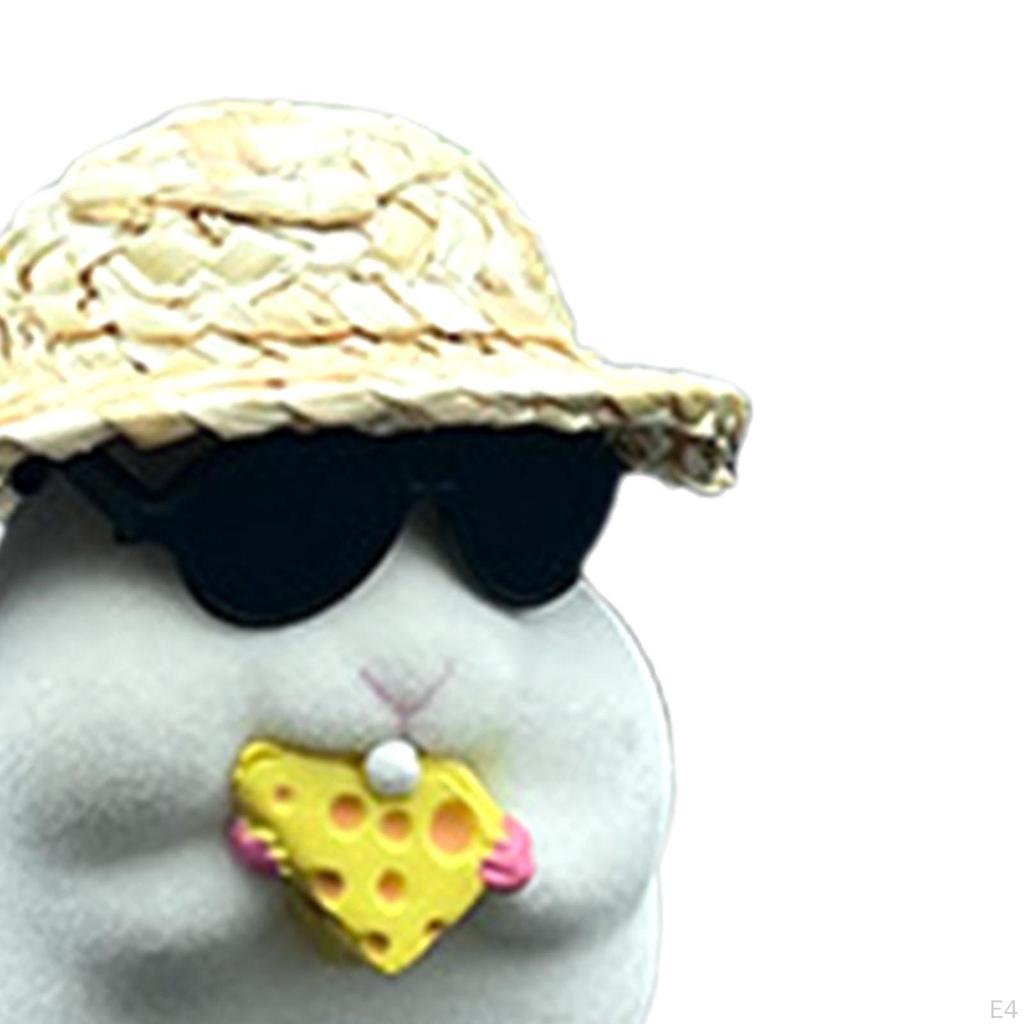 Adorable Easter Car Pendant with Removable Hat - Perfect for Shelf and Desktop Decor