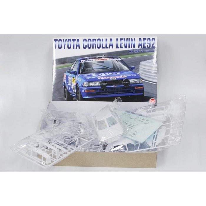 Platz NuNu 1/24 Racing Series Toyota Corolla Levin AE92 1989 Spa 24 Hours Race Plastic Model PN24016