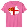 England Three Lions Flag English Heritage Unisexs TShirt Distressed