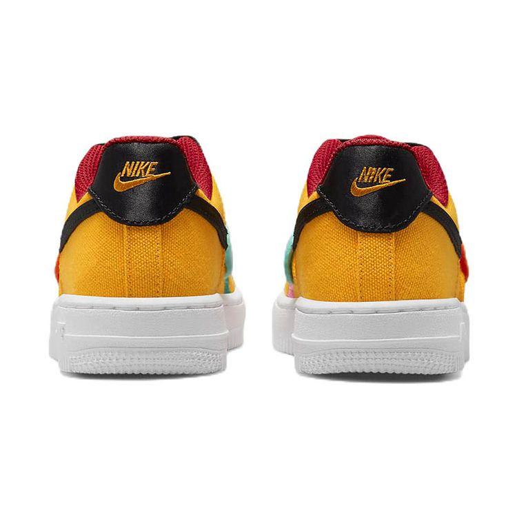 Nike Force 1 LV8 PS Chinesisches Neujahr - University Gold Kinder-Sneaker Gelb Weiß Gym-Rot DQ5071-701