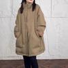 Winter new warm and stylish medium and long white goose down stand-up collar down jacket for women