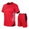 Men's Summer Sports Casual Set: Short-Sleeve V-Neck, Plus Size, Slim Fit, Korean Style