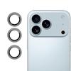 For iPhone 17 Pro Camera Lens Protector Tempered Glass Metal Ring Lens Film