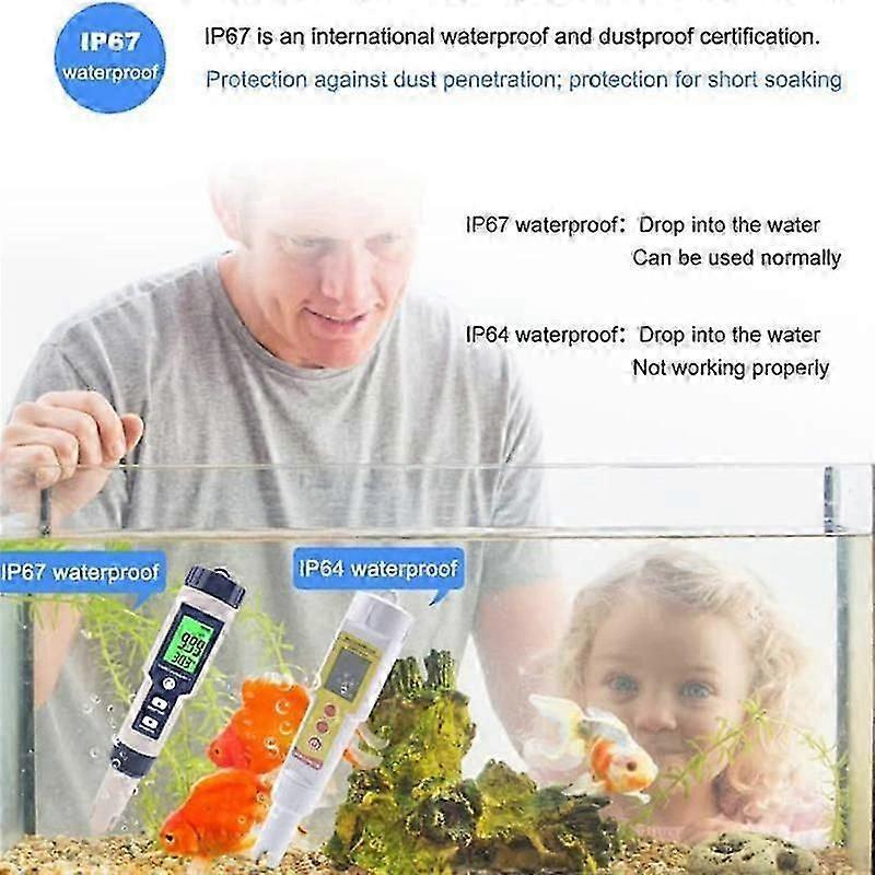 2026 NEW Pool Salt Tester, Digital Salinity Meter, High Accuracy 5 In 1 Salinity Tester for Salt Water,IP67