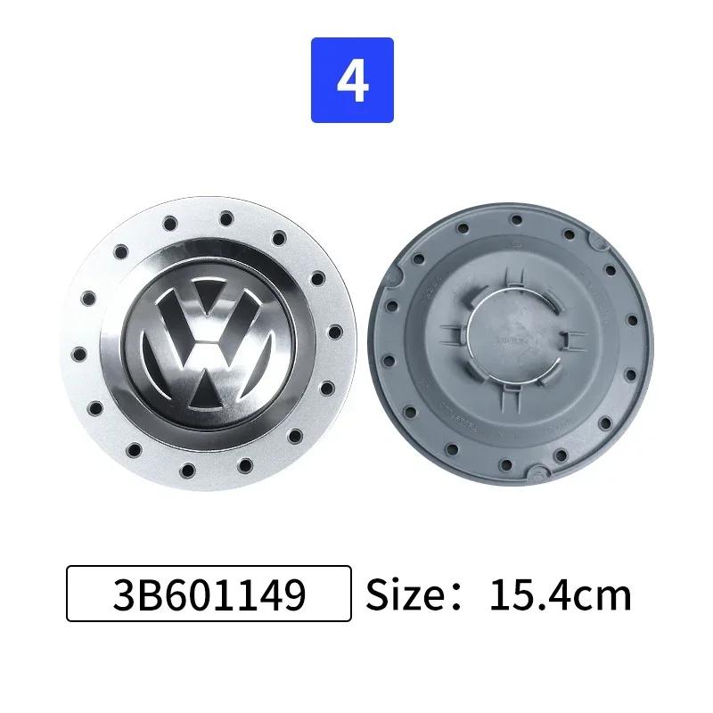 4 st 3BD601149B C8052K150 C1007K148 XW0609-15 C7072K143 C5067K144 Bil Logo Fälgkåpa Navkåpor Emblem för Volkswagen VW