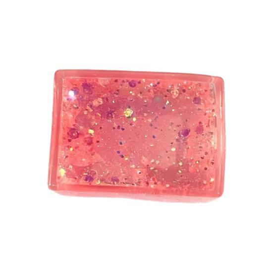

Glitter Rectangle Squeeze Toy Soft Stretchy Slow Rising Clear Rectangle Sensory Toy Anxiety Relief Stress Ball Classroom Prizes Party Favors
