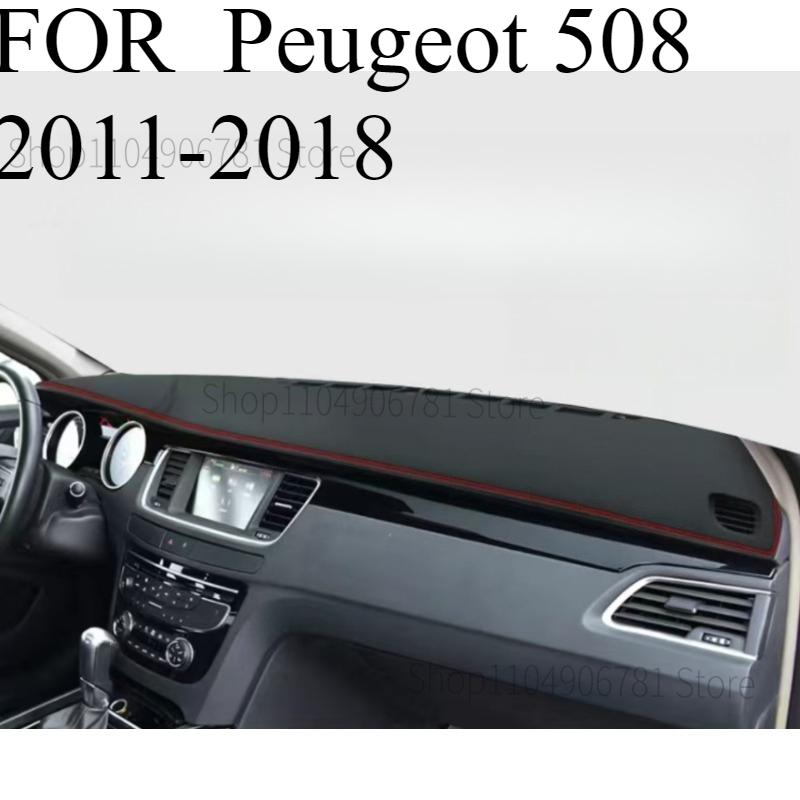 Car Dash Mat Dashmat Dashboard Mat Cover Sun Shade Dash Board Cover Carpet  Accessories FOR  Peugeot 508 2011-2018