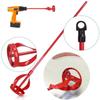 Hexagon Shaft Plaster Paint Mixer Mixing Paddle Rod For Electric Drill Construction Agitator Putty Cement Grouting Mortar Tool