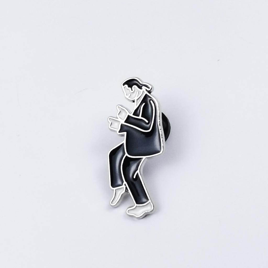 Cartoon Character Metal Badge: Unique Brooch for Men and Women Backpack Decoration