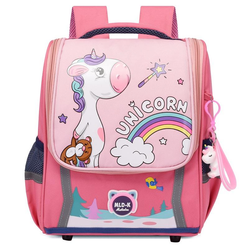 Children's Backpack  Schoolbag Elementary Astronaut  School Student Backpack Cute Cartoon Space Bag Unicorn Bag