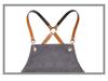 Custom Logo Barber Denim Apron for Hairdressers, Stylists, Artists, and Students