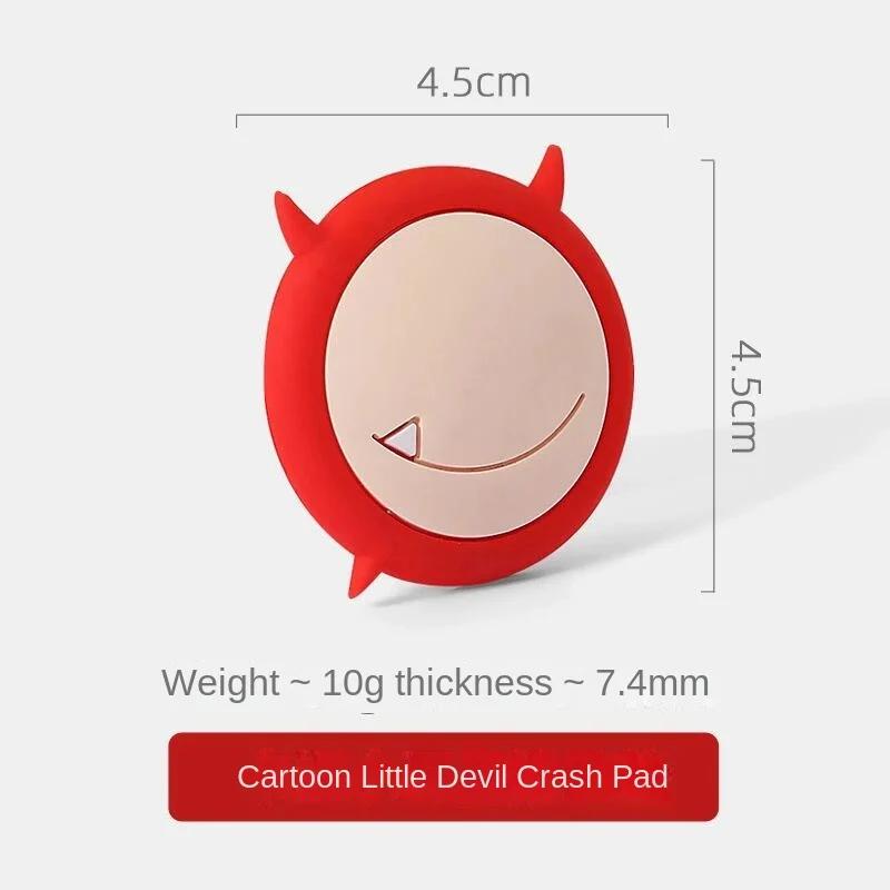 Cartoon Creative Doorknob Anti-collision Pad Wall Sticker Behind The Door Refrigerator Bump Sticker Home Mute Thickened Silicone