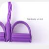 Six-Tube Pedal Tensioner Home Gym Equipment for Yoga Abdominal Strengthening Elastic Band Workout