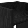 Plant Stand Black Oak 30 x 30 x 40 cm Engineered Wood