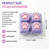 Coquette Room Stuff Cozy Tech Accessories Cute Cat Paw Silicone Keychain Squishy Tactile Gadget Mechanical Keyboard Lover Gift